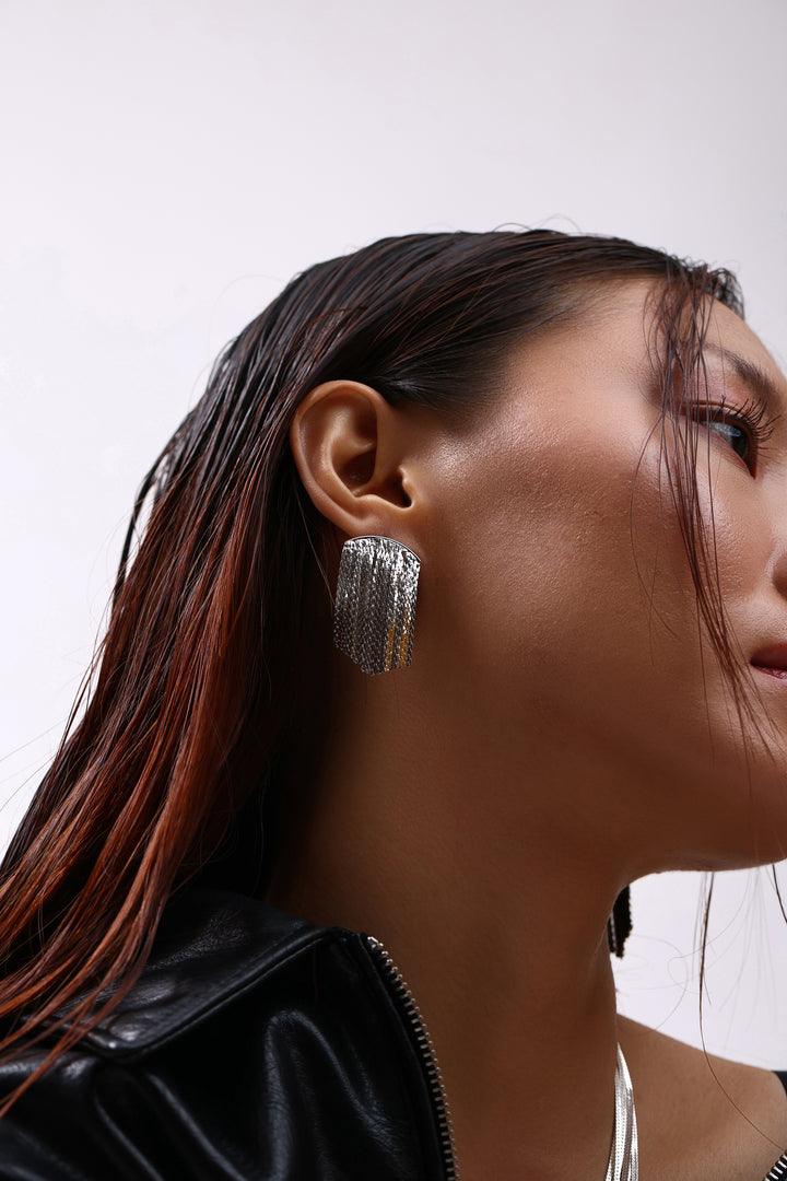 Cascade Chain Statement Earrings