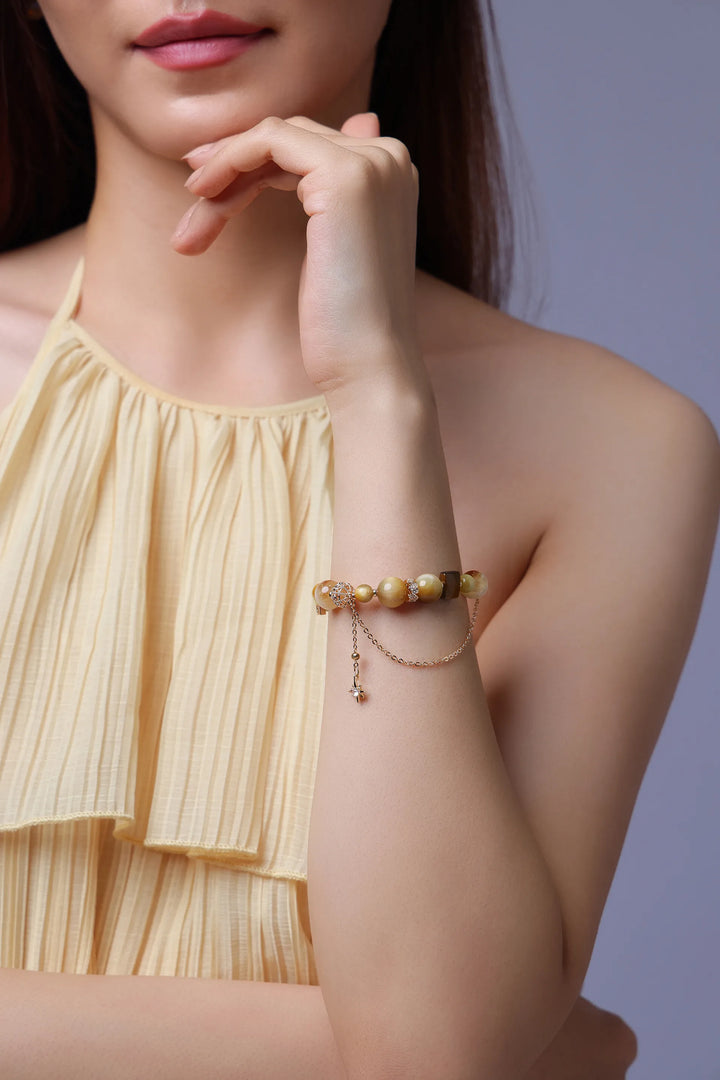 Celestial Golden Radiance Bracelet