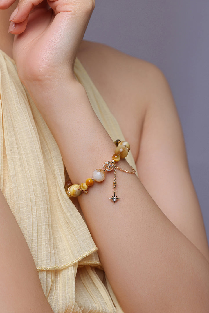 Celestial Golden Radiance Bracelet