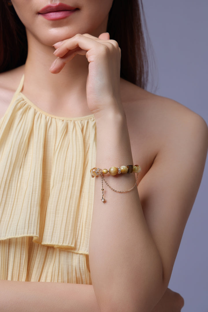 Celestial Golden Radiance Bracelet