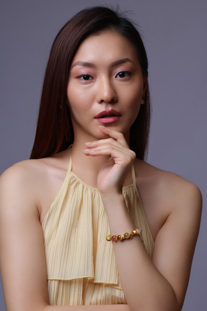 Celestial Golden Radiance Bracelet