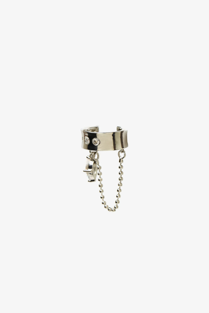 Crystal Chain Ear Cuff