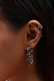 Crystal Chain Ear Cuff
