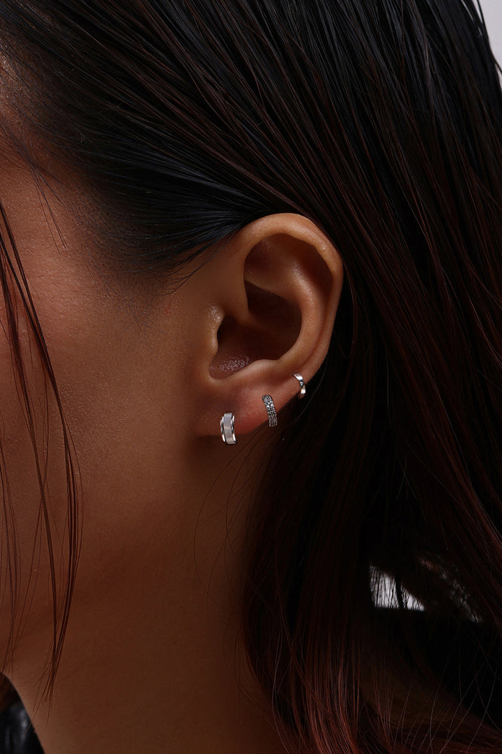 Essential Silver Mini Hoops