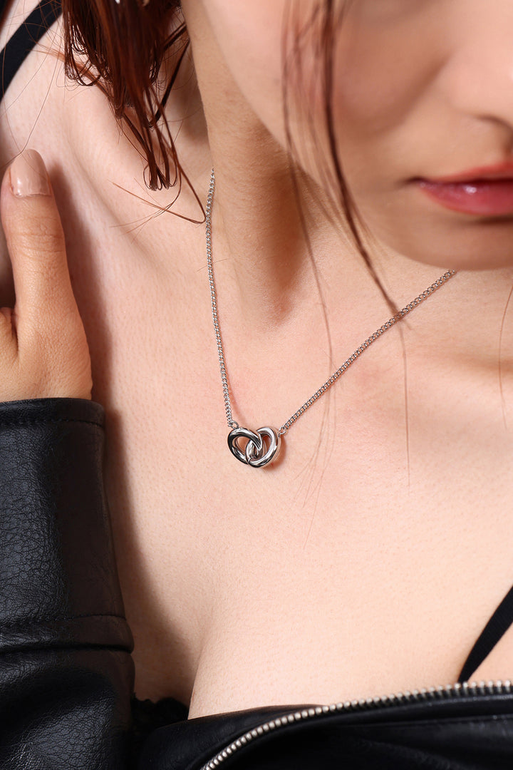 Infinity Link Silver Necklace