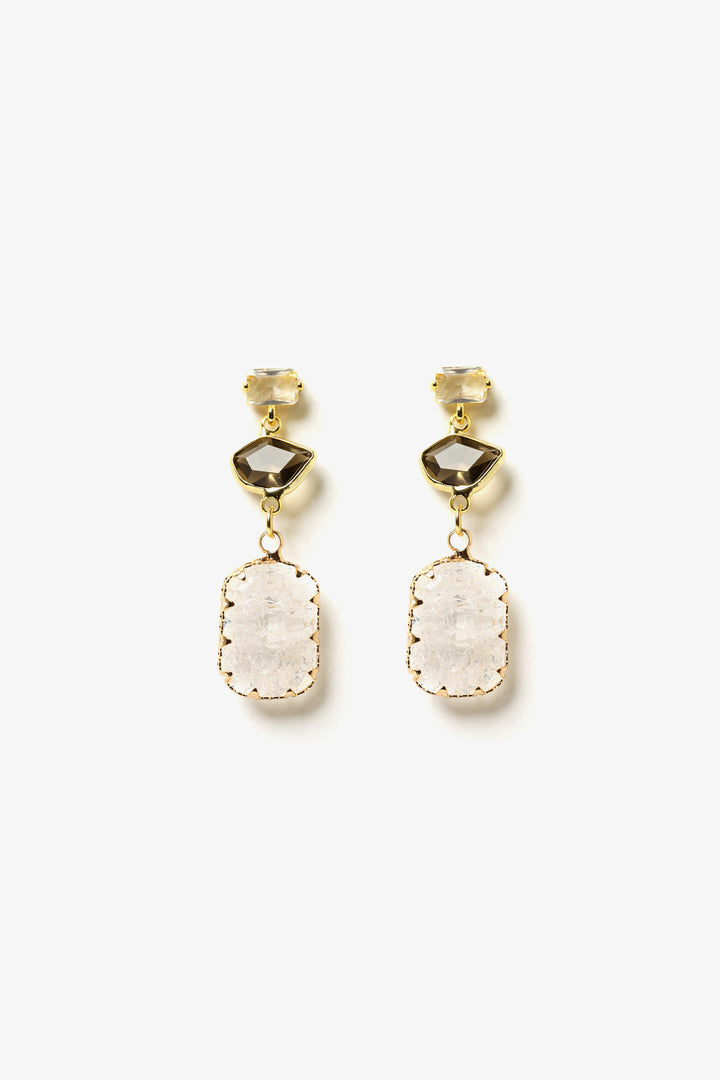 Multi-Stone Drop Earrings