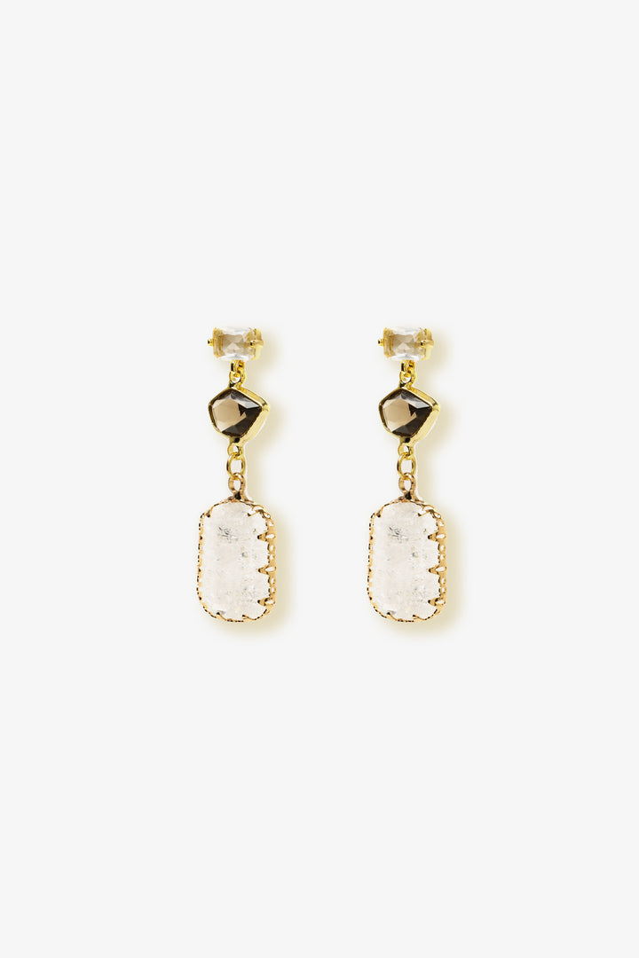 Multi-Stone Drop Earrings