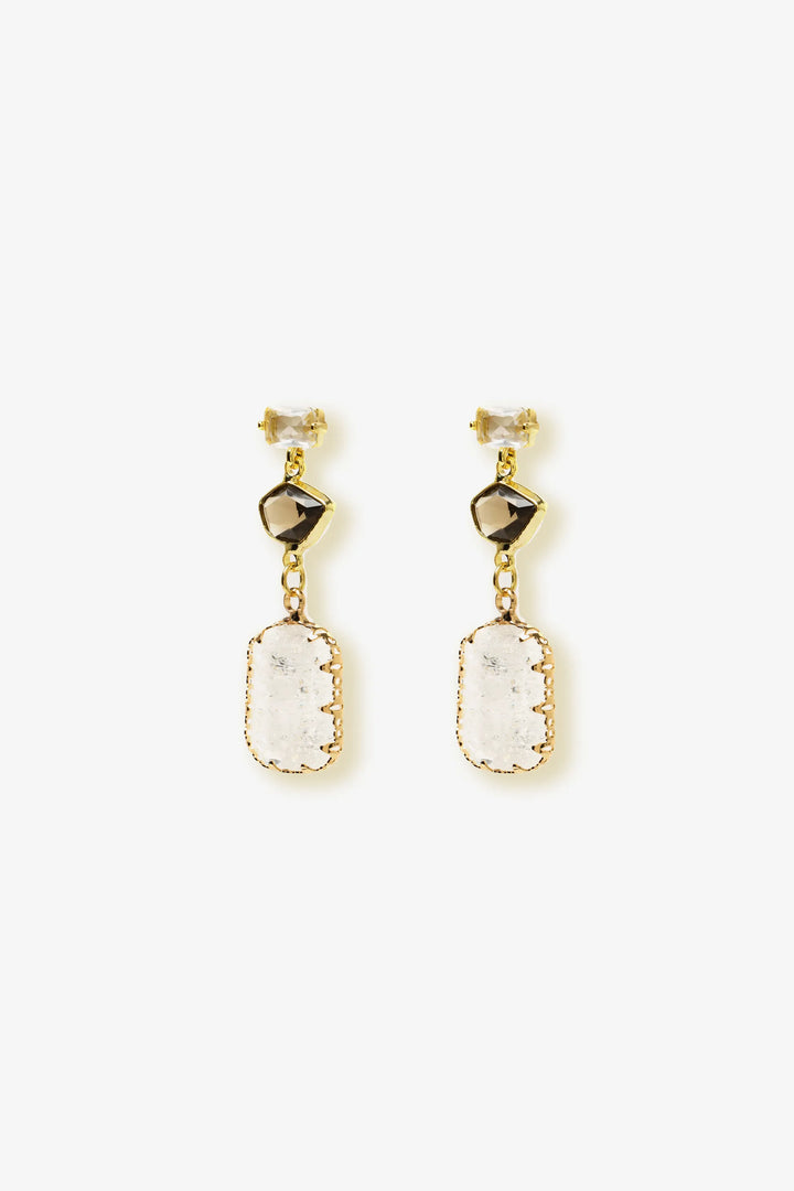 Multi-Stone Drop Earrings