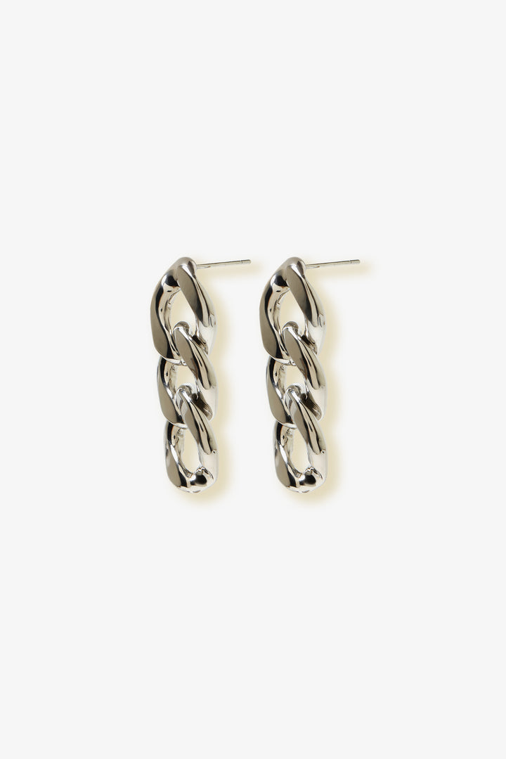 Sculpted Chain Drop Earrings