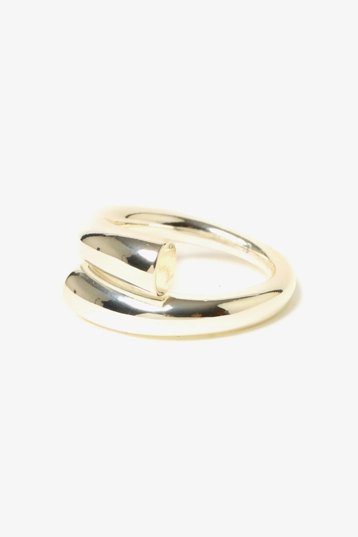 Sculpted Flow Silver Ring