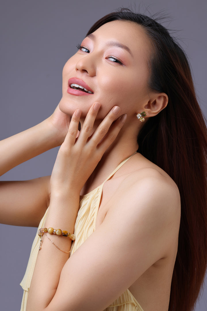 Three Elements Stud Earrings