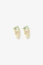 Three Shape Stud Earrings