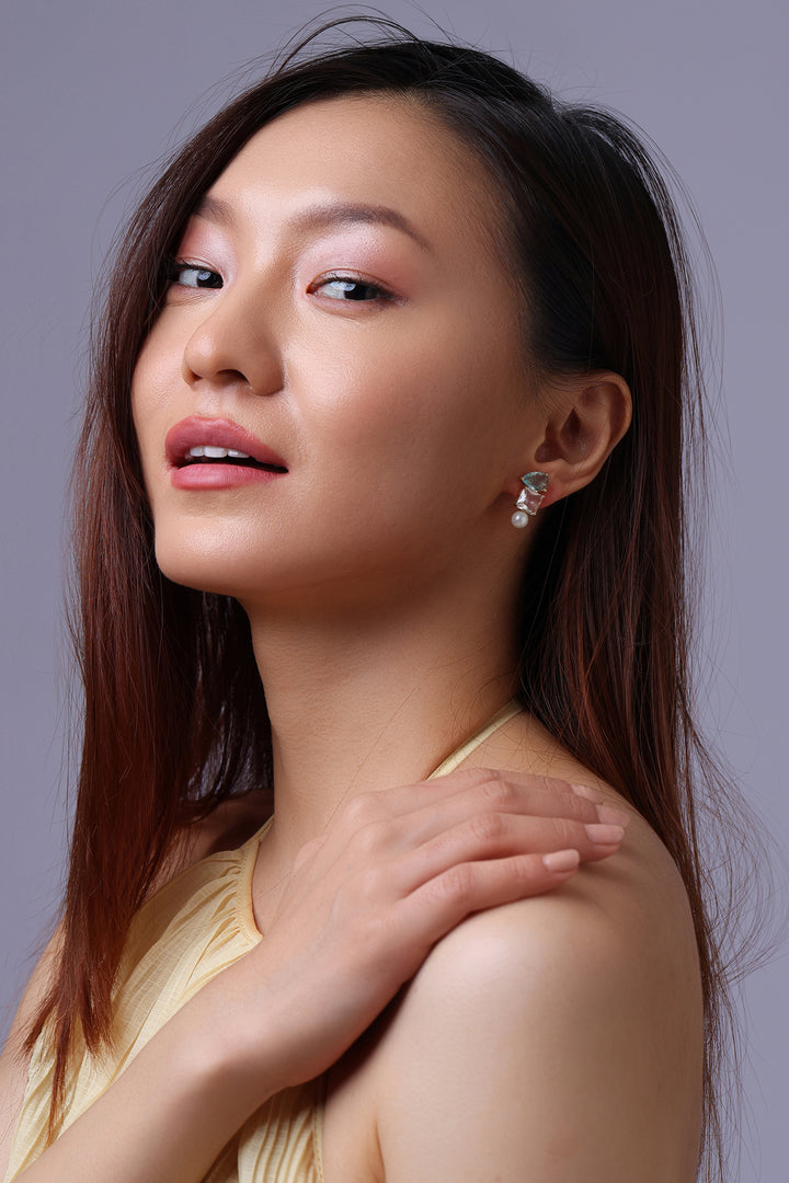 Three Shape Stud Earrings