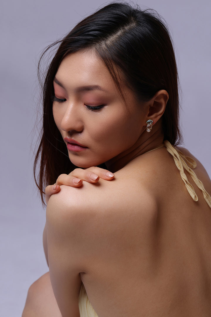 Three Shape Stud Earrings