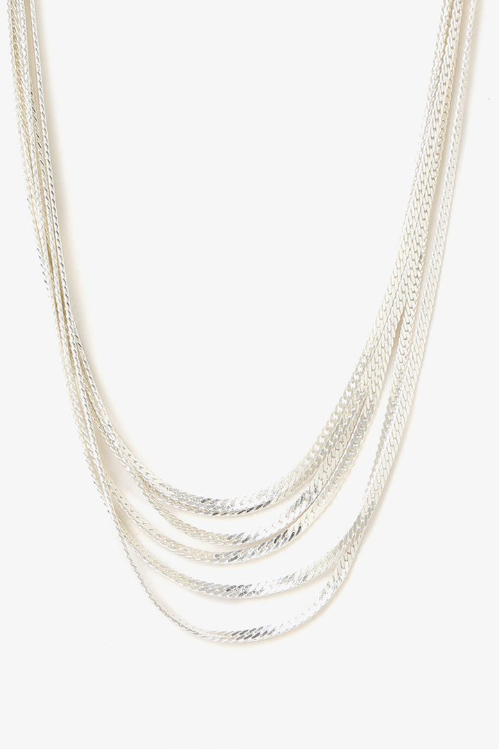 Urban Layers Silver Necklace